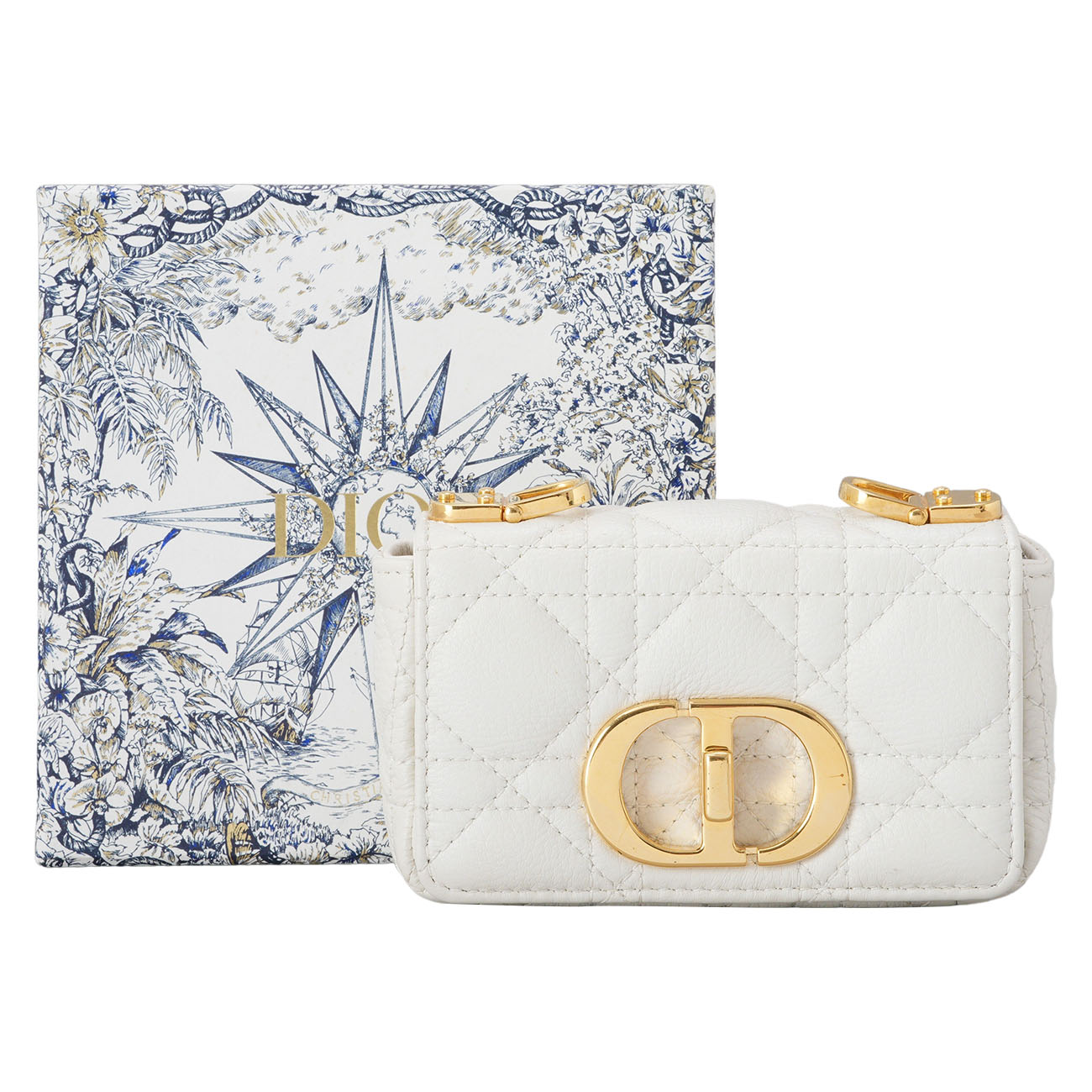 CHRISTIAN DIOR(USED)디올 카로 마이크로 체인 크로스백